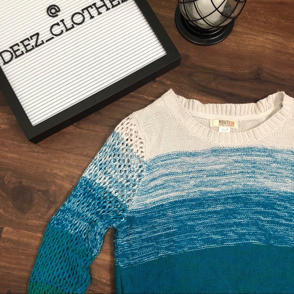 Ombré Knit Sweater Size Small - Picture 3 of 8